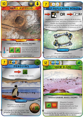 Terraforming Mars: 4 Pack Promotional Cards