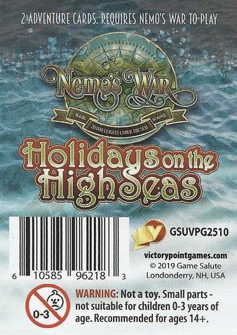 Nemo's War: Holidays on The High Sea's Promo Cards